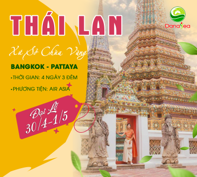 Vi vu Đại Lễ 30/4-1/5 Thái Lan 4N3D: Bangkok - Pattaya [AIR ASIA]