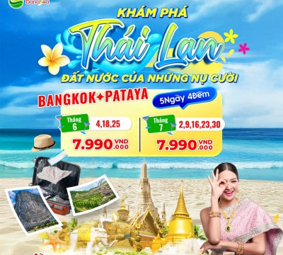 Khám phá đất nước Thái Lan 5N4D [AIR ASIA]