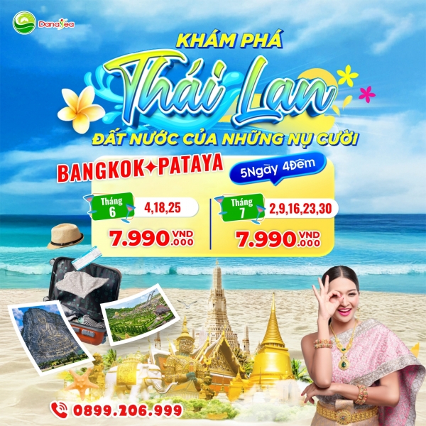 Khám phá đất nước Thái Lan 5N4D [AIR ASIA]