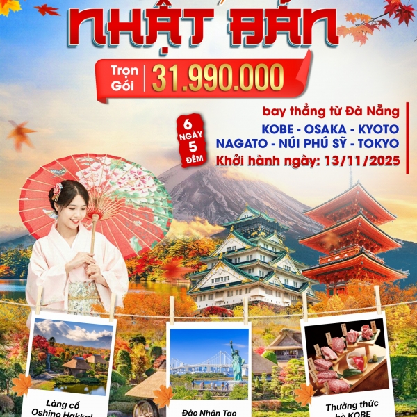 Rực rỡ  sắc thu Nhật Bản