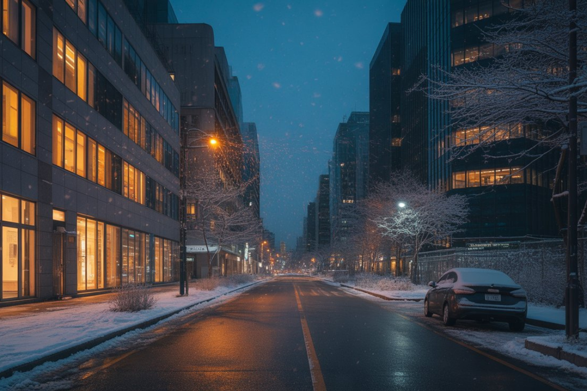 Seoul mùa đông sau Tết